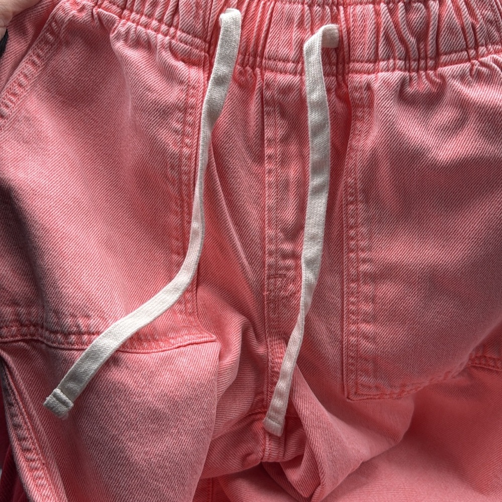 GAP Mid Rise SuperSoft Pull-On Barrel Jeans - Picture 10 of 11